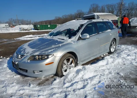 2004 Mazda Mazda6 S z USA, uszkodzony, nr VIN 1YVHP82D145N93030